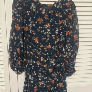 Floral Navy Dress
